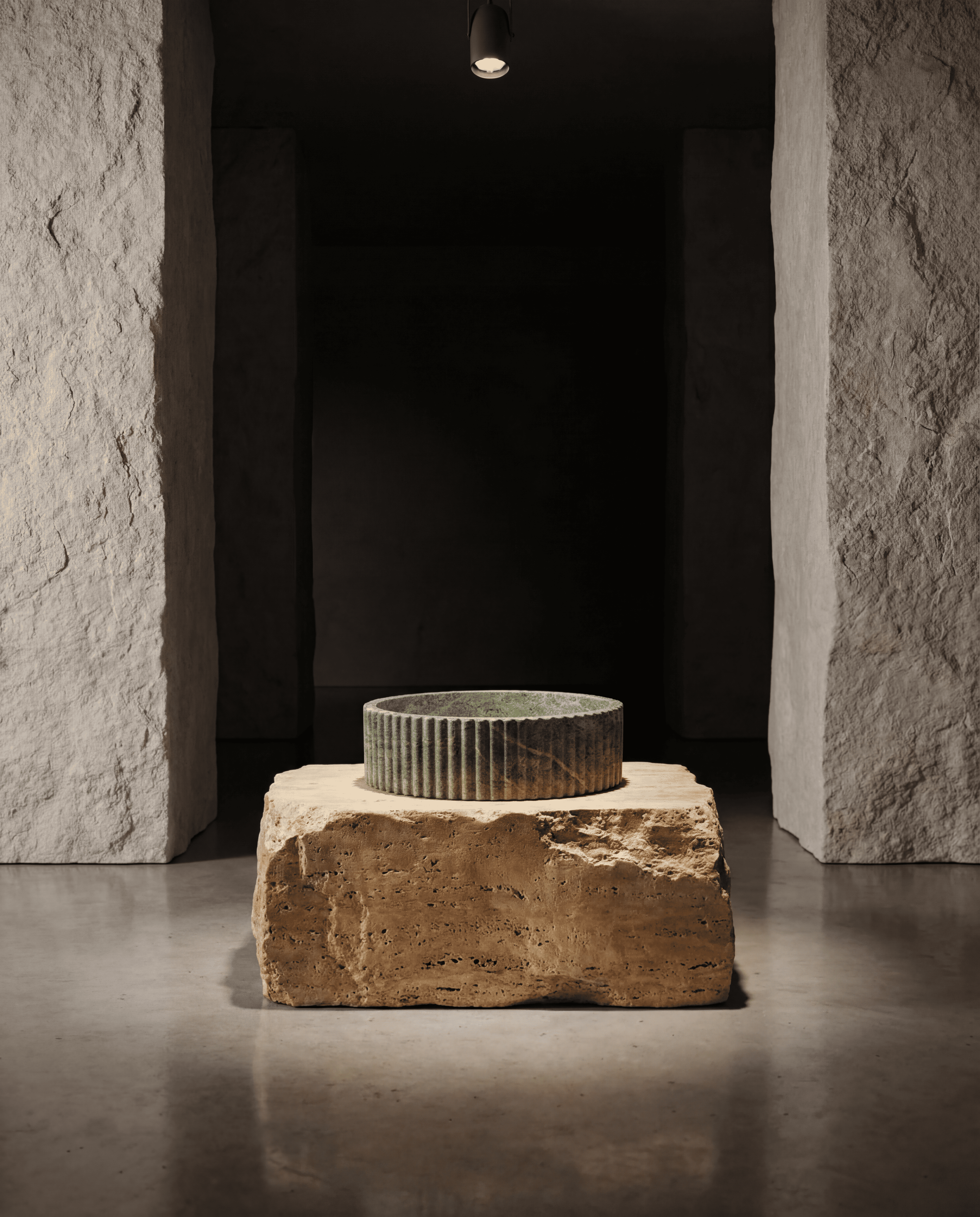 Stone Forest Green Marble Sink - Marble Vessel Basin