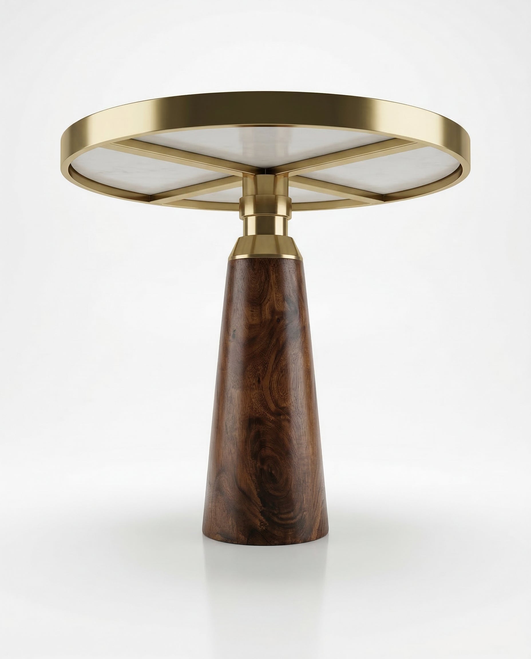 Viola Centro Marble Side Table – Calacatta Viola Marble