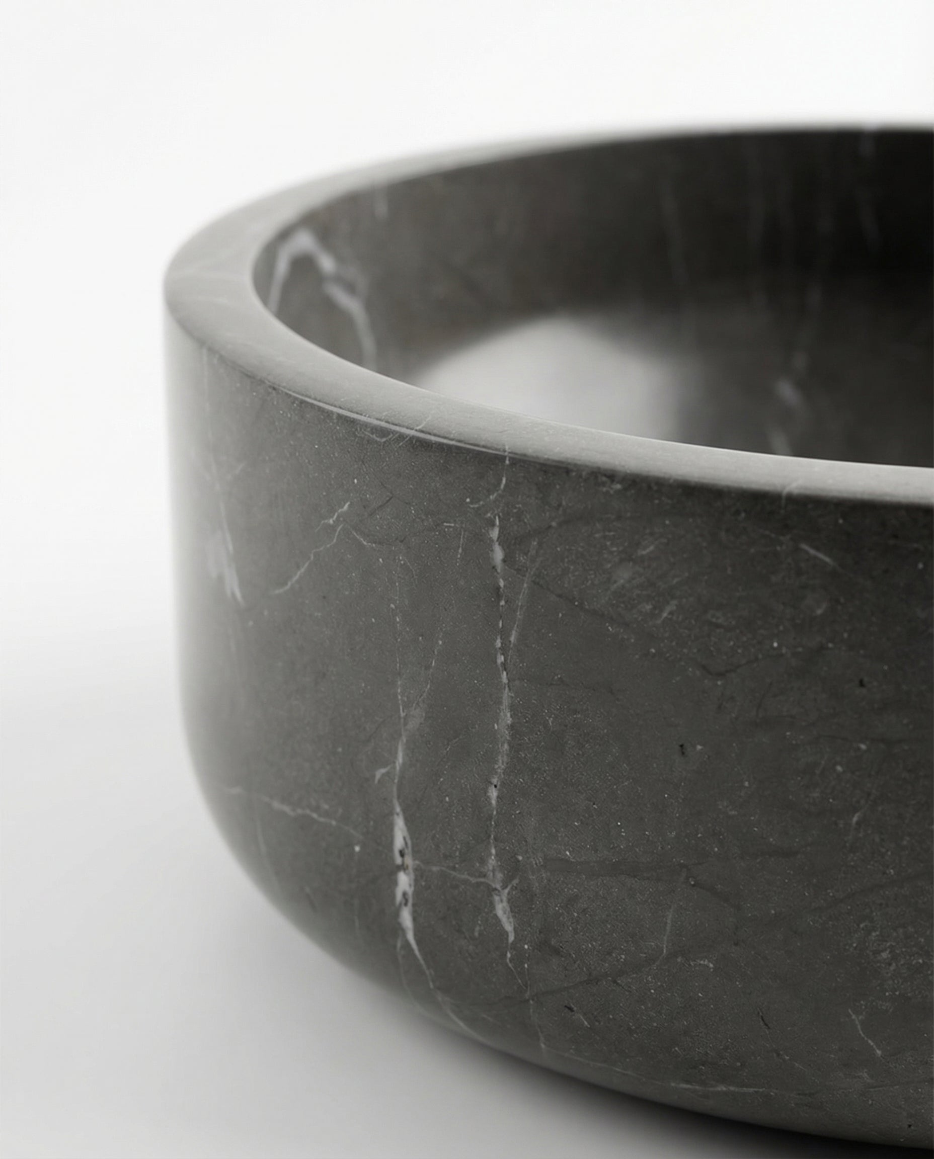 Noir Marble Round Basin