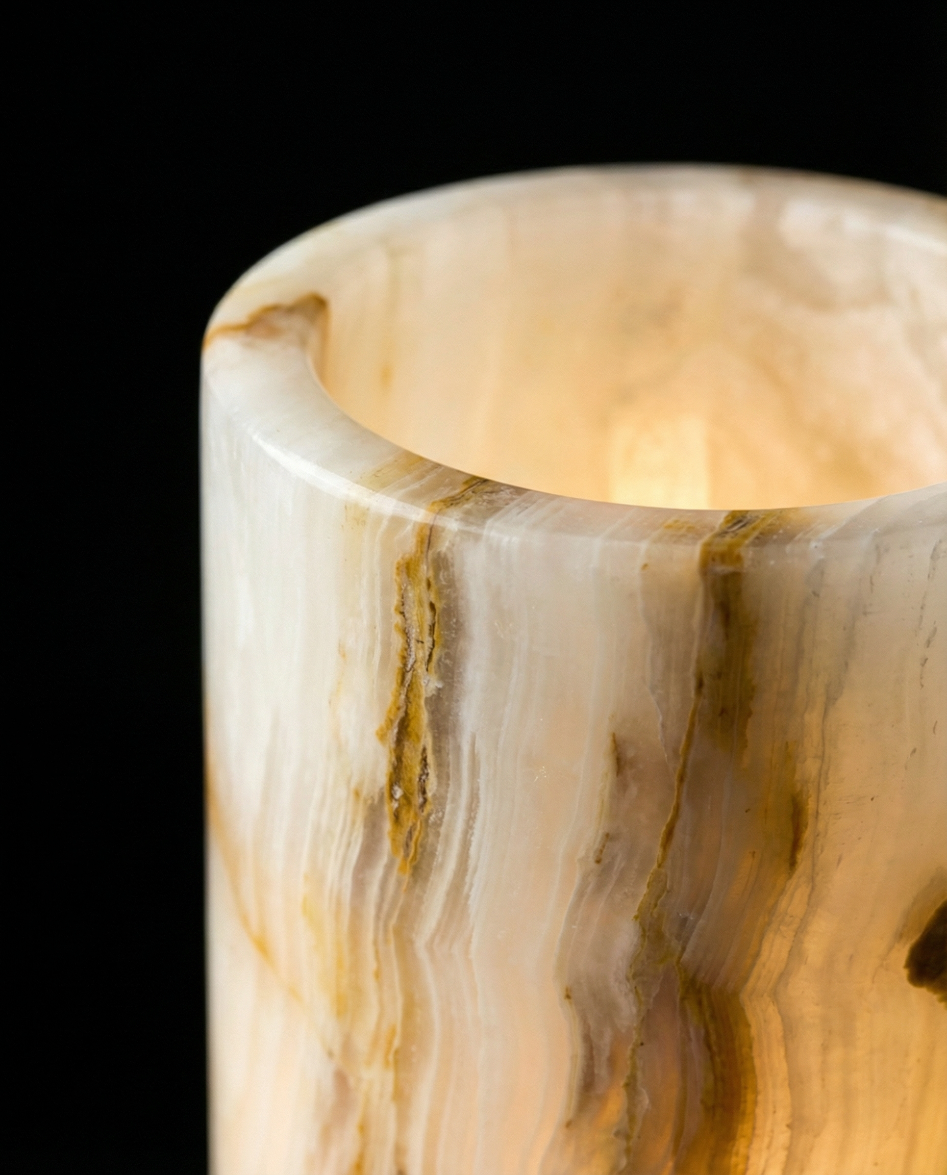 Lumo Onyx Stone Lamp - Marble Table Lamp