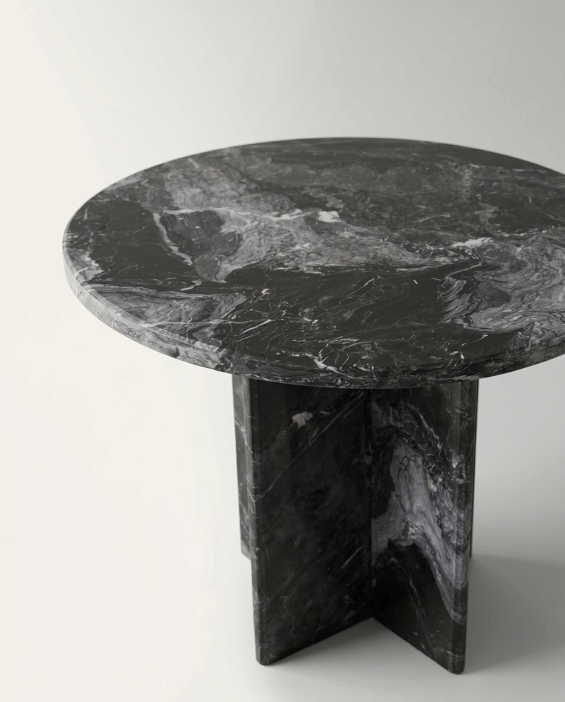Black Ocean Marble Coffee Table - NAURA
