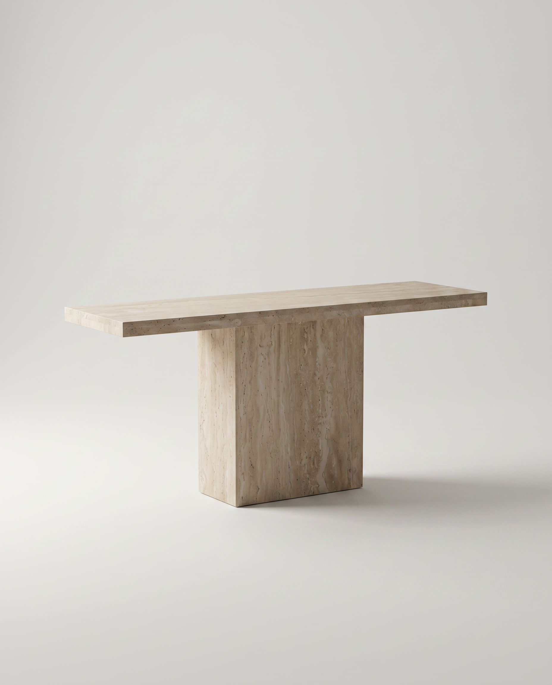 Travero Travertine Console Table - Natural Stone Table
