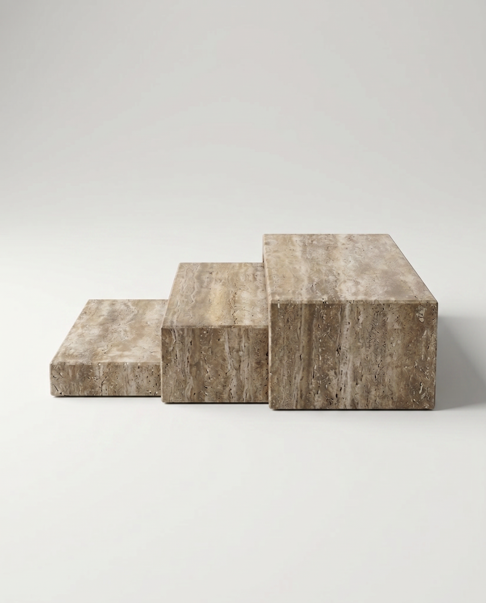 Travertine Nesting Tray Set