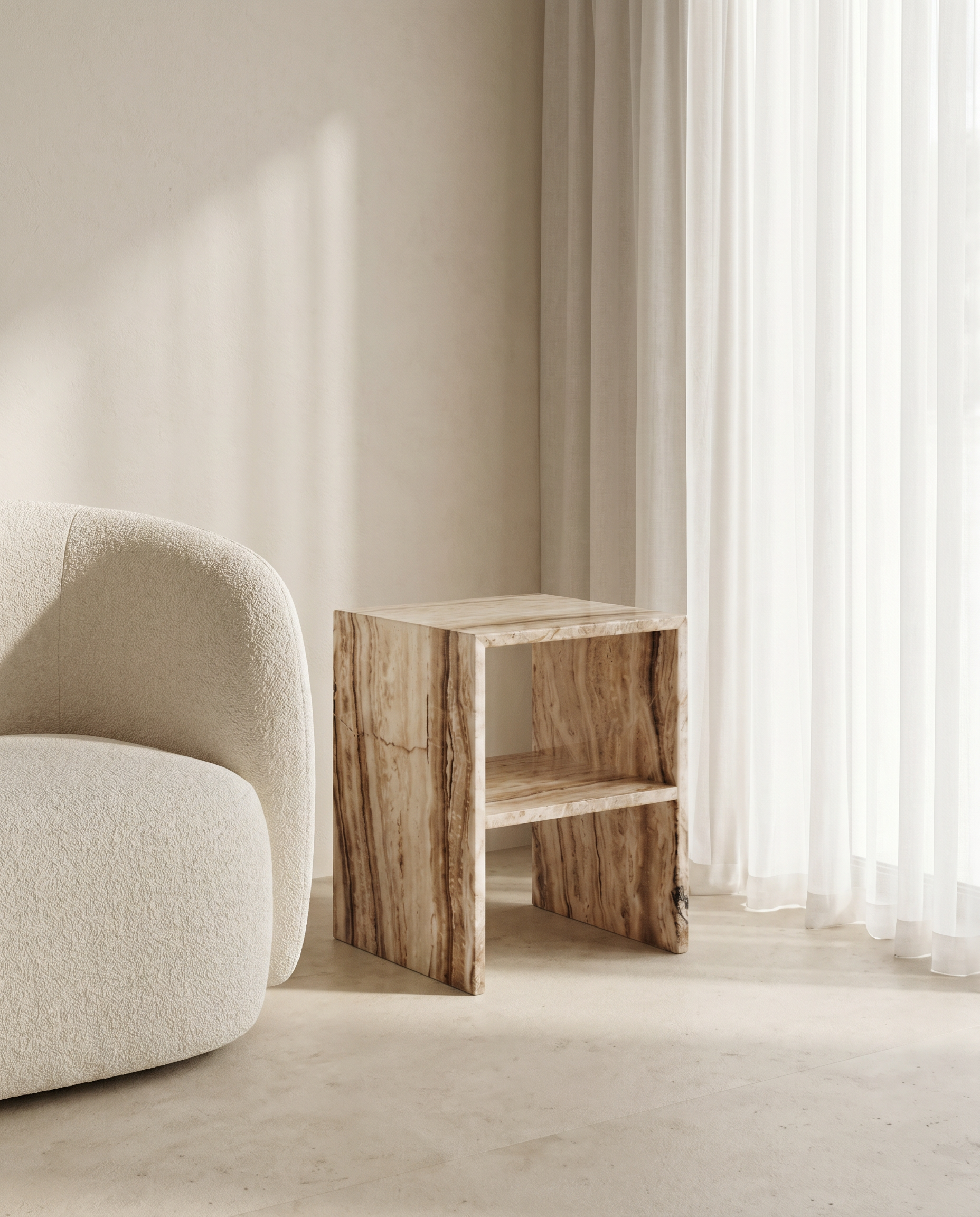 Trevor Onyx Side Table